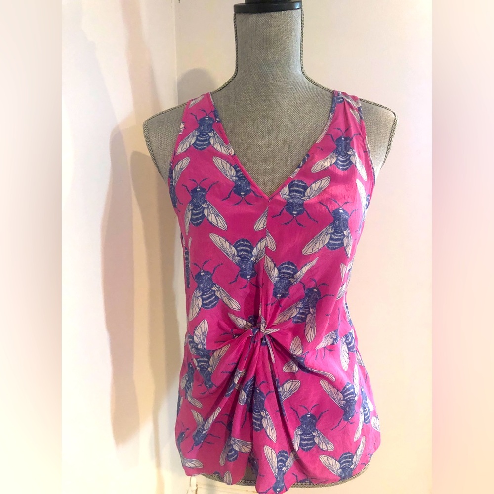 Leifnotes top by Anthropologie this silk tank top is size 4